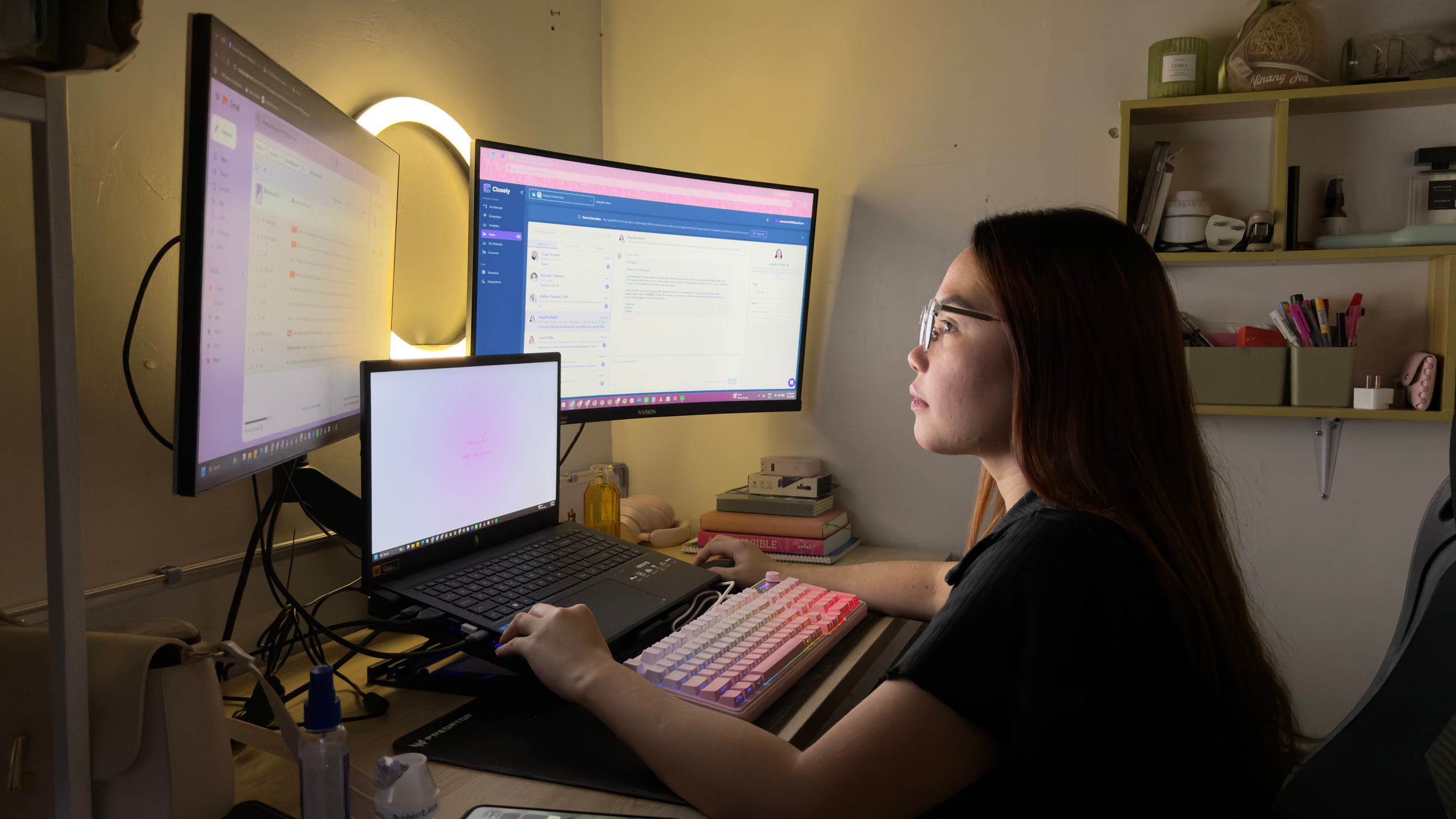 Jeachelle at work